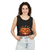 Halloween Pumpkin Tank Top — “God Money Power”