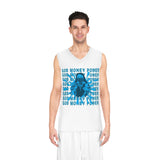 God Money Power Basketball Jersey – Blue Graphic AOP Tank
