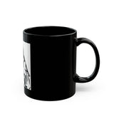 Black Mug — Saint Illustration with Bandana Mask (11oz & 15oz)