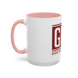 GMP (God Money Power) Accent Coffee Mug – Inspirational Faith & Success Ceramic Mug
