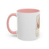 God Money Power Pyramid Accent Coffee Mug — Inspirational Wealth & Faith Ceramic Mug