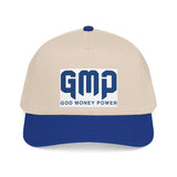 GMP "God Money Power" Mid Profile Baseball Cap - Vintage Athletic Logo Hat