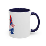 God Money Power Accent Coffee Mug — Patriotic Jesus Design (11/15oz)