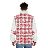 GMP Red Logo All-Over Print Puffer Jacket