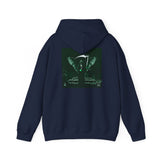 Angel Of Death Hoodie — Dark Green Guardian Graphic Pullover