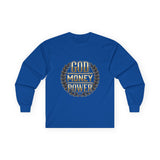 God Money Power Long Sleeve Tee
