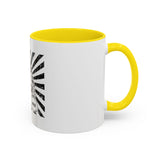 Coffee Mug — 'God Money Power' Bandana Jesus Black Accent Mug (11/15oz)