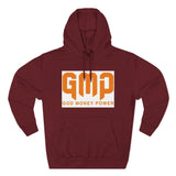 GMP "God Money Power" Hoodie — Bold Orange Streetwear Fleece