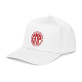 GMP Circle Logo Baseball Cap — 'Good Money Power' Red Embroidered Hat