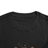 Toddler Tee — Tiger Face "God Money Power" Graphic