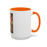 Coffee Mug - 'God Money Power' Pyramid Graphic Accent Mug (11/15oz)