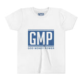 Youth Tee — GMP "God Money Power" Logo Tee (Kids Religious Faith Shirt)