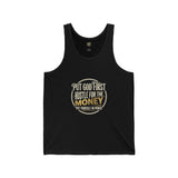 Money Hustle Tank — "Put God First, Hustle For The Money" Faith & Hustle Graphic Tank Top