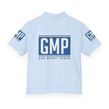 Youth Polo — GMP (God Money Power) Logo Sports Jersey