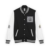 Letterman Jacket — 'God Money Power' Graphic Varsity Jacket