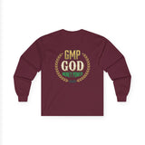 Money Power Long Sleeve Tee — “GMP GOD” Laurel Graphic