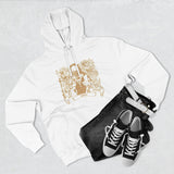 Hoodie — 'God, Money, Power' Vintage Crest Graphic Pullover