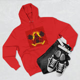 Reggae Sunset Hoodie — Palm Tree Rasta Graphic Fleece