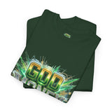 God Money Power Tee — Bold Faith & Wealth Graphic T-Shirt