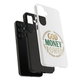 Phone Case — "God Money Power" Inspirational Religious Design