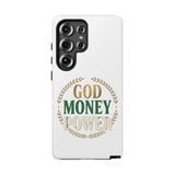 Phone Case — "God Money Power" Inspirational Religious Design