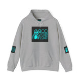 God, Money & Power Hoodie — Neon Retro Graphic Pullover