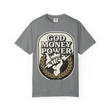 God Money Power Graphic T-Shirt