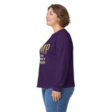 GMP (God Money Power) Long Sleeve Tee — Gold Logo Faith Streetwear