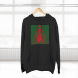 Hoodie — Red & Green Saint Graphic Pullover