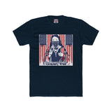 Patriotic Bandana Skull Tee – "Made America Stronger" Graphic T-Shirt