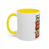 Put GOD First Hustle For The MONEY Accent Coffee Mug — Motivational Faith & Success Gift (11/15 oz)