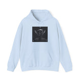 Angel Of Death Hoodie — Gothic Black & White Graphic Sweatshirt