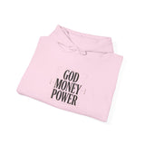 God Money Power Hoodie — Minimalist Faith & Ambition Pullover