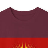 Long Sleeve Tee — 'God, Money, Power' Retro Palm Graphic