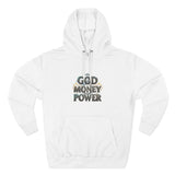 God Money Power Hoodie — Graphic Faith & Hustle Pullover