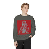 Religious Heartbreaker Sweatshirt — 'For Money Power' Graphic Crewneck