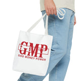 God Money Power (GMP) Red Logo Tote Bag – Faith & Wealth Statement Tote