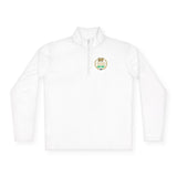 Quarter-Zip Pullover — "GMP God Money Power" Crest Embroidered Pullover