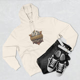 Hoodie — 'God Money Power' Vintage Emblem Fleece Hoodie