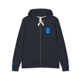 Hoodie — "GOD MONEY POWER" Graphic Full-Zip Hoodie