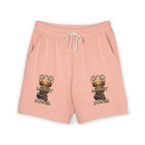 God Money Power Fleece Sweat Shorts — Graphic Casual Lounge Shorts