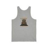 GMP Gold Throne Tank Top — Luxe Mythic Graphic Jersey Tank