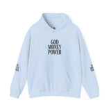 God Money Power Hoodie — Minimalist Faith & Ambition Pullover