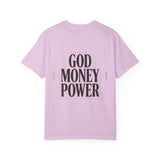 God Money Power T-Shirt — Bold Faith & Hustle Graphic Tee