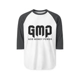 Raglan Shirt — GMP (God Money Power) Logo Baseball Tee