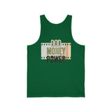 God Money Power Tank Top – Inspirational Faith & Hustle Graphic Tank