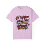 Inspirational Graphic T-Shirt — "Put God First, Hustle for the Money, Put Yourself in Power"