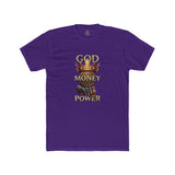 God Money Power T-Shirt — Crown & Fist Graphic Tee