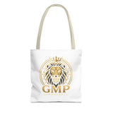 Lion Crest Tote Bag — GMP Gold Emblem Canvas Tote