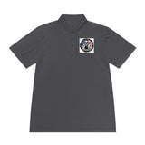 Patriotic 'God Money Power' Polo — Mens Flag Graphic Sport Polo